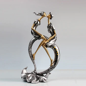 Bučinys Montavimo Pora Miniatiūros Širdies Formos Elegantiškas Figūrėlės Dervos Miniatiūros Vestuvių Europos Šeimos Namų Puošybos Amatus