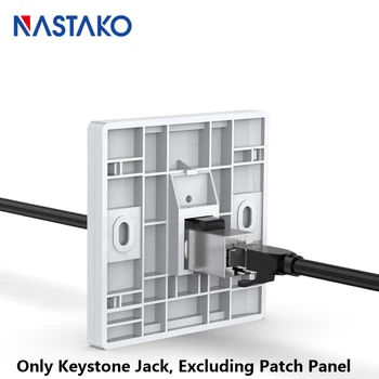 Cat6 Keystone Jack Metalo ekranuoti CAT6 pro tinklo modulio Jungtis RJ45 jungties lizdas Laido adapteris, 