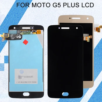 Catteny Už MotoRola Moto G5 Plius LCD Touch Panel Ekrano skaitmeninis keitiklis Asamblėjos XT1686 Ekranas XT1681 XT1683 5.2 colių Lcd Ekranas
