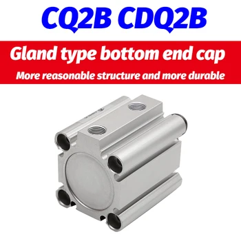 CDQ2B32-20DZ Kompaktiškas Cilindras, Dvigubo veikimo Vieno Strypo CQ2B32-75DZ Su automatinio perjungimo eiga 5-100mm CQ2A32-30DCZ CDQ2A32-50DZ-M9B