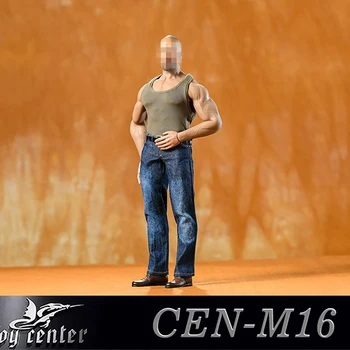 CEN-M16 1/6 veiksmų skaičius, drabužiai, sportinė liemenė & džinsai kostiumas Tilptų 12