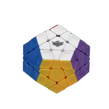 Ciklonas Berniukai Megaminxeds 3x3x3 Magija Kubeliai Vaivorykštė kubeliai Megaminx 12-pusių 3x3 Įspūdį Cubo Magico Profissional įdomus žaidimas, žaislai