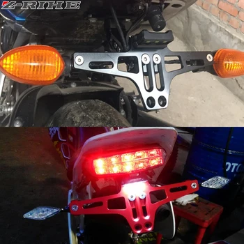 CNC Motociklo Sparnas Eliminator Reguliuojamas Licenciją Plokštelės Laikiklis Laikiklis LED Honda CB600F CB 600F Hornet 2007-2013 m. 2012 m. 2012