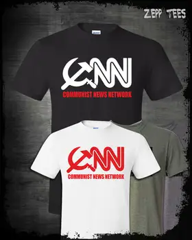 Cnn Komunistų Naujienos Tinklo Marškinėliai Juokinga Bulvarinės Netikrą Verslo Žiniasklaidos Koziris Sukčiavimo