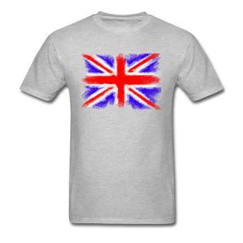 Crewneck Laisvalaikio Sąjungos Vėliava Marškinėlius Vyrams Medvilnės Vėliau kaip Vyrai, T-marškinėliai trumpomis Rankovėmis Viršūnes Marškinėliai UK Grafinis Dizainas Nemokamas Pristatymas