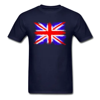Crewneck Laisvalaikio Sąjungos Vėliava Marškinėlius Vyrams Medvilnės Vėliau kaip Vyrai, T-marškinėliai trumpomis Rankovėmis Viršūnes Marškinėliai UK Grafinis Dizainas Nemokamas Pristatymas