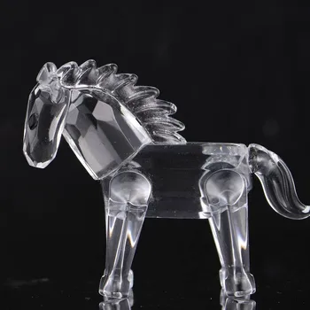 Crystal Arklių Figūrėlės Kristalų Figūrėlės Ornamentu Miniatiūriniai Stiklo Gyvūnų Prespapjė Surinkimo Namų Stalo Dekoras Vaikų Naudai Gi