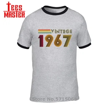Custom Padėkos Diena Geriausia dovana Tee Marškinėliai 1967 M. Derliaus Klasikinis 53 Metų Gimtadienį Marškinėlius vyrų Ineta Diena Dovana T-Shirt