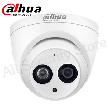 Dahua IPC-HDW4433C-A 4MP HD POE Tinklo Starnight IR Mini Dome IP Kamera, Built-in MiC Onvif CCTV Kameros Pakeisti IPC-HDW4431C-A
