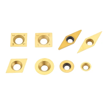 DANIU 1Pcs 8 Tipų Pasirinkti Aukso, Titano Padengtas Medienos Karbido Įterpti Frezavimo Pjovimo Medienos Tekinimo Įrankis, Medienos apdirbimo