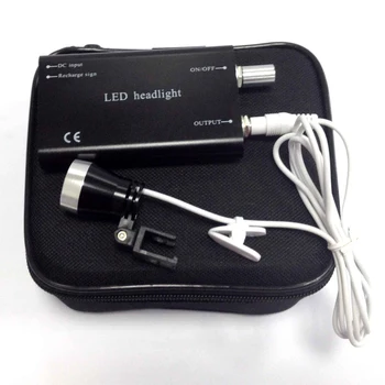 Dantų Portable LED Žibintas Įkraunamas už Stomatologas Chirurgijos Loupes Dantų Chirurgijos Medicinos Žiūronų Loupes