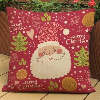 Dekoratyviniai Kalėdų Pagalvėlių Sofa Santa Claus Spausdinti Mesti Pagalvę Namų Dekoro