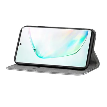 Derliaus Apversti Odinis Telefono dėklas, Skirtas Samsung Galaxy Note 10 Plius 10Plus Note10 S10 S9 S8, S7 Krašto S6 A6 A7 A8 2018 Kortelės Lizdo Dangtelį