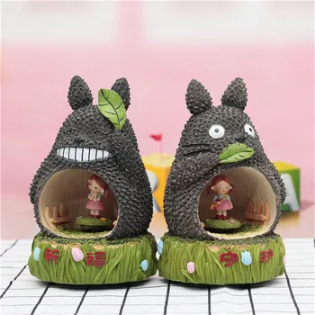 Derva Animacinių Filmų Totoro Besisukantis Muzikos Klasikinio Susitikimą Laimės Mano Kaimynas Totoro Statulėlės Artware Gimtadienio Dovana