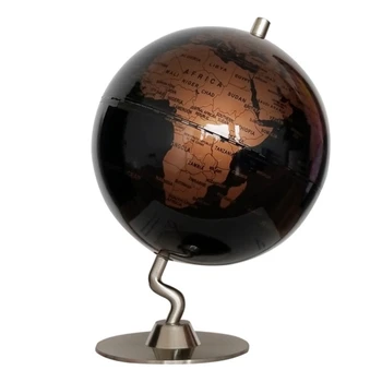Dia 14cm Geografia Globo Padaryti Mapa Mundi Žemės Rutulio Vintage Papuošalai Metalo bazės Pasaulio Pasaulio Žvaigždynas Žemėlapyje