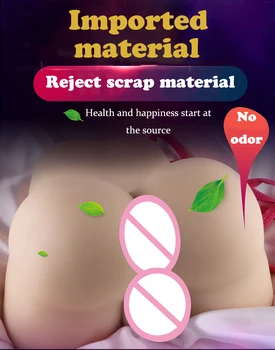 Didelė sėdmenų shaker 3D big ass nekilnojamojo touch modeliavimas tekstūros dvigubo kanalo suaugusiųjų žaislas vyrų sekso žaislas masturbator
