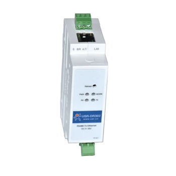 Din Bėgelio Tvirtinimo Mažytė Dydis RS485 Serijos Ethernet Converter serverio Modbus RTU su Modbus TCP