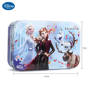 Disney 60 Gabalas Princesė Užšaldyti Medinės Dėžutės Įspūdį Ankstyvojo Ugdymo Vaikų Apačioje Langelyje Įspūdį Gimtadienio Žaislai Žvalgybos Dėlionės