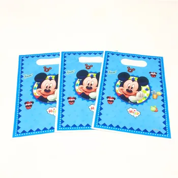 Disney Mickey Minnie Mouse Temą Šalies Dovanų Maišelis Šalies Apdaila Plastikinių Saldainių Maišelį Grobis Bag Vaikams Festivalyje Šalies Prekių