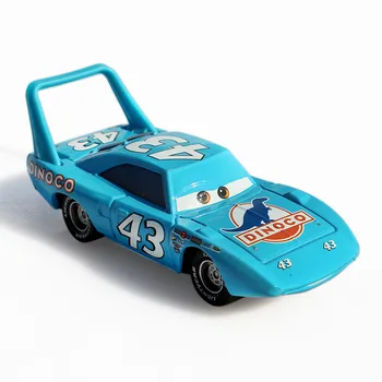 Disney Pixar Cars 2 Nr. 43 Lenktynių Komanda Karalius Metalo Diecast Žaislas Automobilio modelio, vaikams, dovanų 1:55 Prarasti visiškai Naujas Sandėlyje