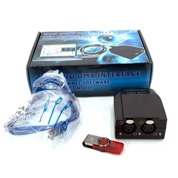 DVC4 GZM Virtuali duomenų Valdytojas DMX USB Apšvietimo Sąsaja, Diskoteka, DJ Scenos Apšvietimo Lemputė USB Sąsaja