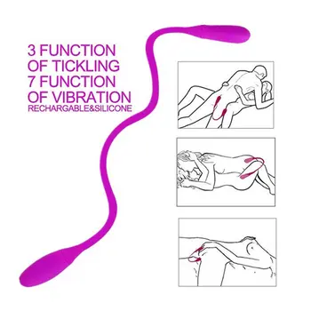 Dvigubas Vibratorius G Spot Vibratorius Su 7 Vibracijos Greitis Moterų Masturbacija Dildo Poroms Masturbator Erotinis Sekso Žaislas Sekso Produkto 7