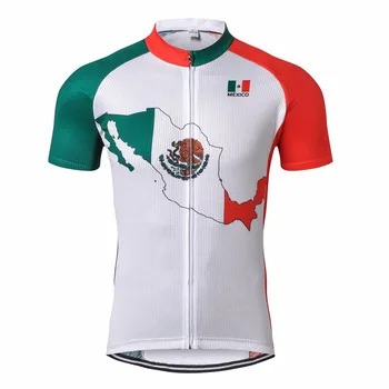 Dviračių jersey Vyrų Dviračių megztiniai trumpomis rankovėmis Pro Kelių Kalnų MTB Maillot Ciclismo Dviračių Lenktynių Topai marškinėliai Vokietija Meksika