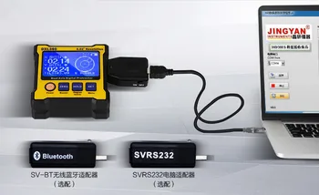 DXL360 Skaitmeninis Matlankis Inclinometer Dvigubos Ašies Skaitmeninis Kampas lygio langelis su SVRS232 USB ar SV- 