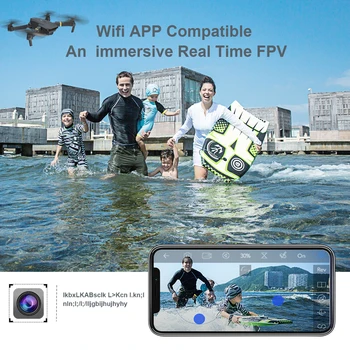 Eachine E58 WIFI FPV Su Plataus Kampo HD 1080P/720P/480P vaizdo Kameros Aukštis Hold Režimu, Sulankstomas Rankos RC Quadcopter Drone X Pro RTF Dron