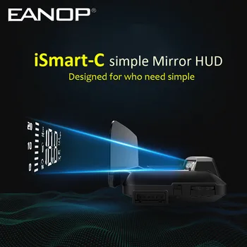 EANOP iSmart-C 2020 Naujausias HUD Veidrodis Head up display OBD2 Greitis (APS / min Projektorius Įtampa Naftos Suvartojimo stebėjimą