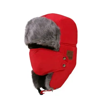 EFINNY Bombonešis Skrybėlės Žiemos Vyrų Šiltas, Prabangus Storas Ushanka kepurė su Ausų Flap Bluetooth Muzika