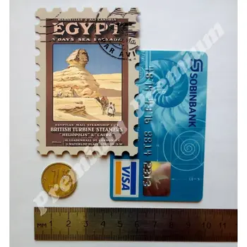 Egiptas vinilo suvenyrų magnetas derliaus turizmo plakatas