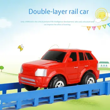 Elektros autorama geležinkelių apygardos voiture Žaislai nustatyti automatinį lenktynių trasoje Mokslo ir švietimo žaislai vaikams Lenktynių trasos berniukas