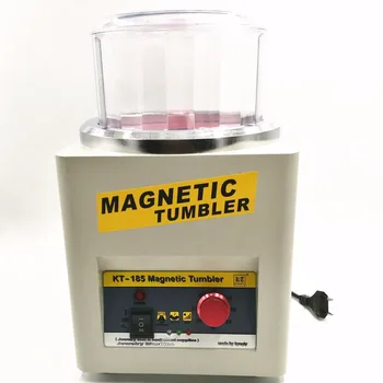 Elektros Magnetinių Poliravimo Mašina Valymas Poliravimas KT-185 Magnetinio Pašalinimo Staklių Įranga, juvelyriniai dirbiniai Goldsmith 220V