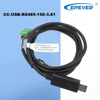 EPever PC Ryšio Kabelis CC-USB-RS485-150U-3.81 Naudojami DuoRacer Serijos Saulės Įkrovimo Valdiklio Prijungti USB į RS-485