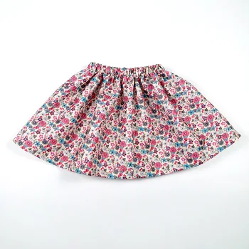 Europos spausdinti gėlių vaikai baby girl vasaros tutu sijonai mados princesė trumpas sijonas pettiskirt, vaikams, drabužiai JAV Falda