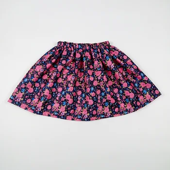 Europos spausdinti gėlių vaikai baby girl vasaros tutu sijonai mados princesė trumpas sijonas pettiskirt, vaikams, drabužiai JAV Falda