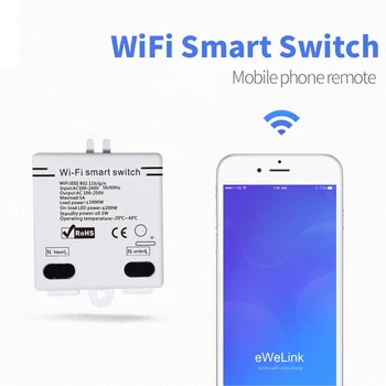 EWelink WIFI Smart Switch Belaidžio Nuotolinio Valdymo WiFi Smart Home Modifikuoti Priedai 
