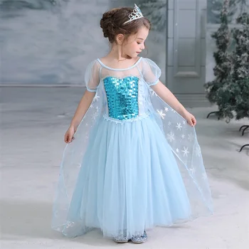 Fancy Dress Cosplay Kostiumu Mergina Suknelės Fantasia Menina Princesė Kalėdų Helovinas Šalis Vestido Suknelė