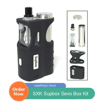 G-skonis SXK Supbox Sevo Pod Mod Kit su VW / Mech (Bypass) / TC (NI-TI-SS) Režimu, Maitinamas Vieno 18650 E cigarečių vape Rinkinys
