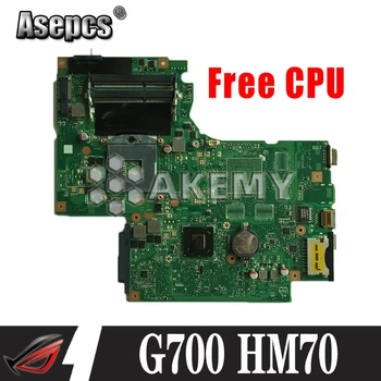 G700 Lenovo nešiojamas motininės plokštės BAMBI G700 HM70 USB3.0 11SN0B5M11 11S90003042 originalus mainboard nemokamai cpu