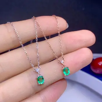 Gamtos smaragdo auskarai, Kolumbijos smaragdai, profesinės gamtos perlas parduotuvė, 925 sidabras