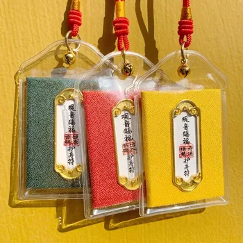 Geomanticheskih ženklas meistras įrankis Budizmas sėkmės saugos ir sveikatos Avalokitešvara Guanyin buda Auksinis Kortelės Amuletas apsaugos talismanas
