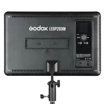 Godox LEDP-260C LED Vaizdo Lemputė Šviesos Kolegijos 3300K~5600K Kameros + AC adapteris
