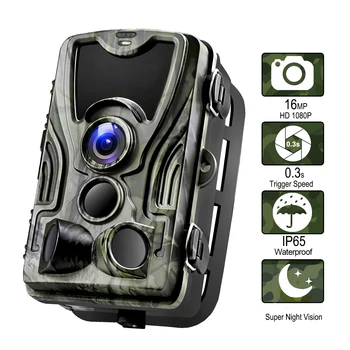 Goujxcy Medžioklės kamera HC-801A 36pcs infraraudonųjų spindulių Led, Naktinio Matymo Takas vaizdo kameros vandeniui skautų miškų, laukinių kamera, foto spąstus