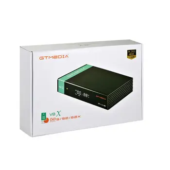 Gtmedia V8X DVB S2 palydovinis imtuvas built-in wifi paramos H. 265 DVB-S/S2/S2X, VCM ACM Atnaujinti V8 V9 SUPER V8 PRO2