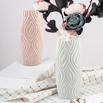 Gėlių Vaza Imitacija Keramikos Glazūra Stalo Augalai Vestuvių Kambarį Apdaila Anti-rudenį Gėlių kompozicijų Bakas