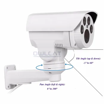HAINAUT Analoginis Didelės raiškos Stebėjimo Kamerą 4X 10X Zoom, HD 1080P 2MP HAINAUT CCTV Saugumo Kameros Lauko IR Bullet PTZ Kameros