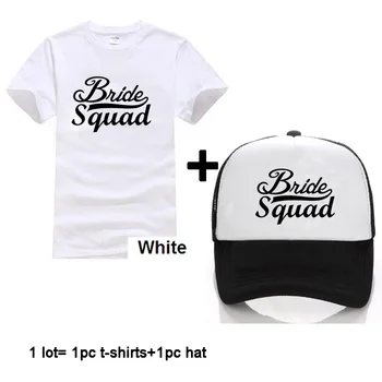 Hat+T-shirt Viena partija Spausdinimo NUOTAKA Būrys Beisbolo kepuraitę Moterų Vestuvių Parengti Trucker Kepurės Moterų NUOTAKA Šalies Skrybėlės,+Top marškinėliai