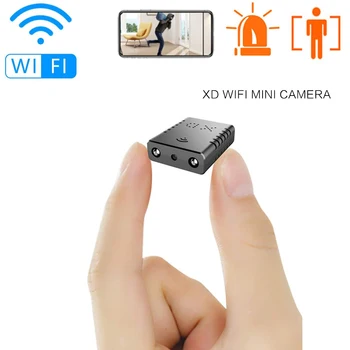 HD 1080P Wifi XD Mini vaizdo Kamera Naktinio Matymo secrect Mikro Kamera Judesio Aptikimo DV DVR Saugumo Kameros Parama TF Kortelę Paslėptas